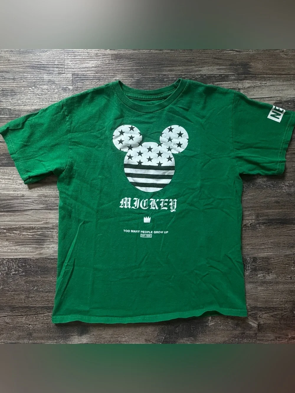 Lot of 3 Disney Mickey Mouse graphic print short sleeve t-shirts boys L 10-12